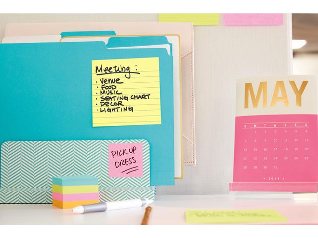 Notes POST-IT linjerat 102x152mm gul