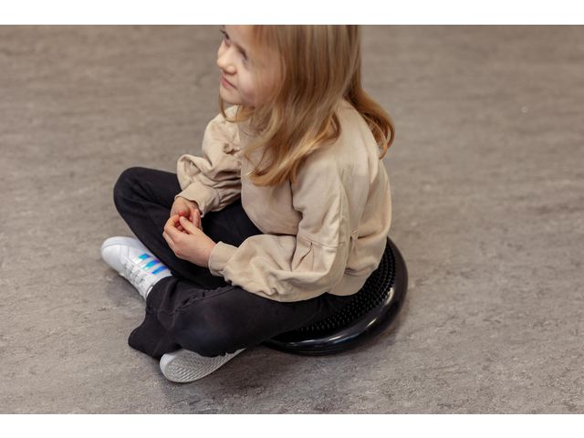 Balanskudde 33cm svart diam