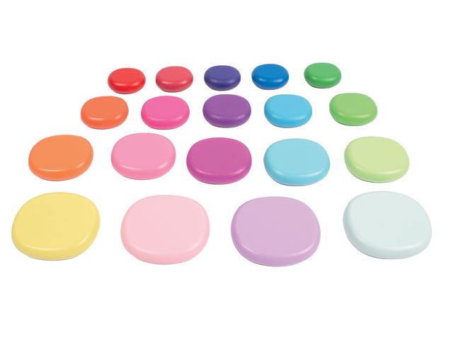 Trästenar rund olika stl o färger 20/fp