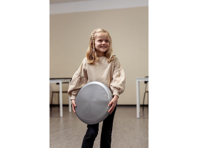 Balanskudde 25cm grå diam