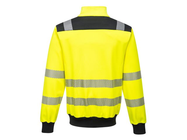 Ziptröja varsel PW370 Hi-Vis Kl 2/3 S