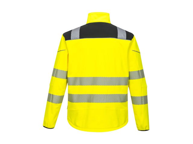 Varselsoftshell PW T402 Hi-Vi Kl 2/3 S