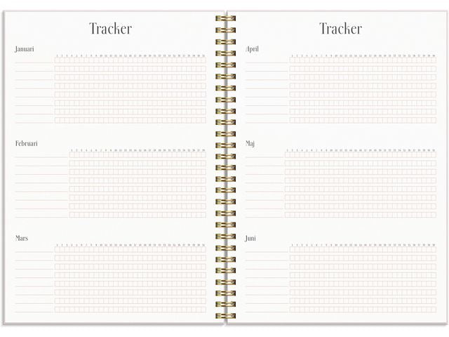 Life Planner Pink horisontell 2025