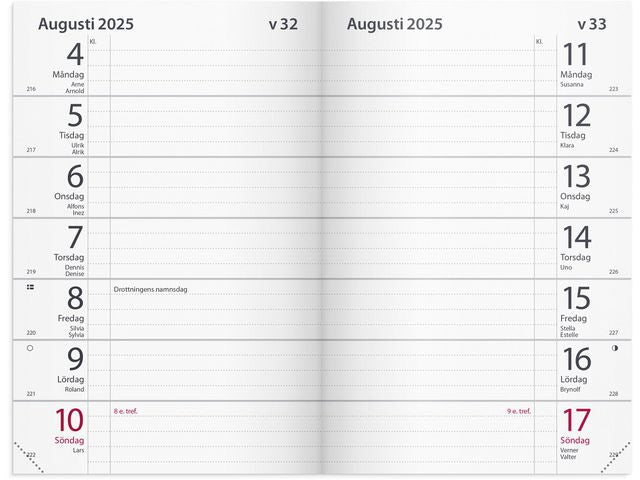 Kalender Maxinote 2025 blå