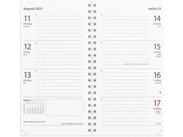 Planner Master kalendersats 2025