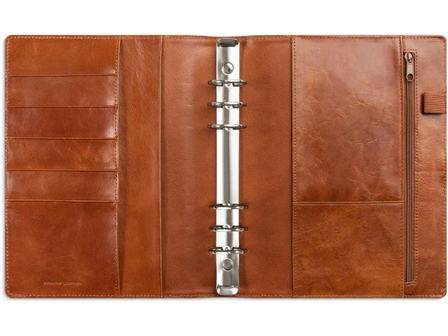 Business Systemkalender 2025 skinn brun