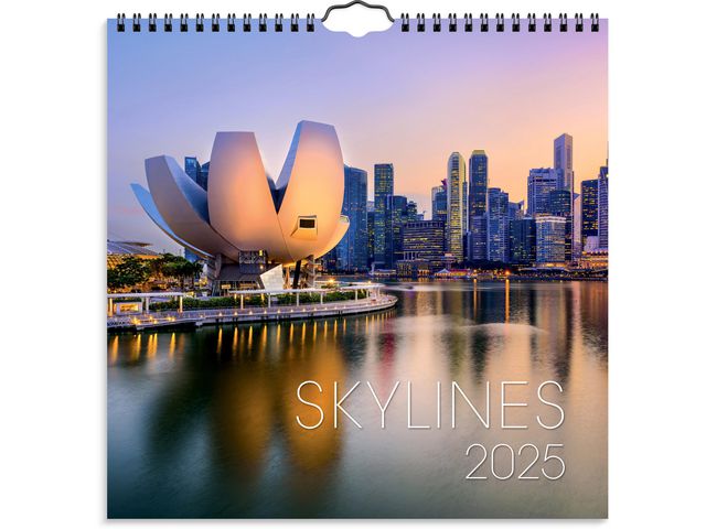 Väggkalender Skylines 2025