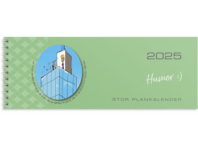 Stor Plankalender Humor 2025