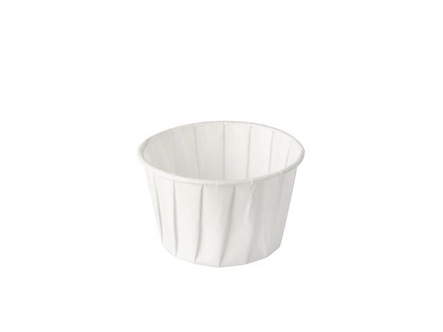 Dressingbägare 90ml vit 100/fp
