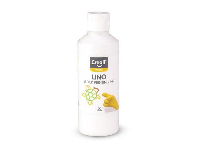 Tryckfärg Lino CREALL 250ml vit