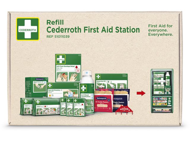 Refill CEDERROTH First Aid Station