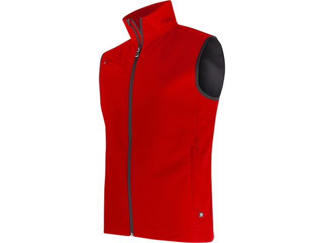 Softshellväst TEXSTAR FV79 röd XL