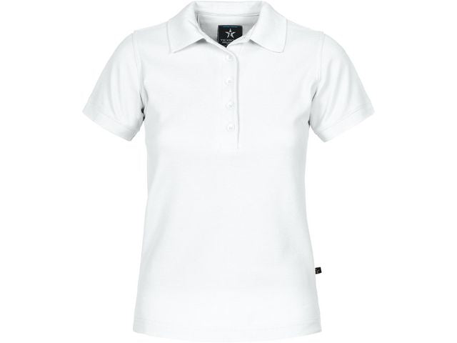 Pikétröja TEXSTAR PSW4 50/50 dam vit XS