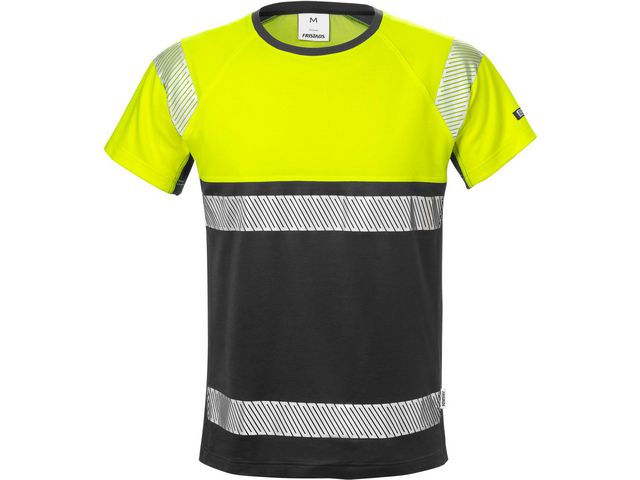 T-shirt varsel FRISTADS 7518 gul kl1 2XL