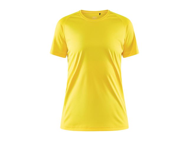 Tränings tee CORE dam gul L