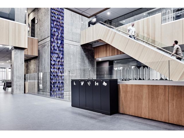 Avfallshantering BICA 2x65L kombo grå