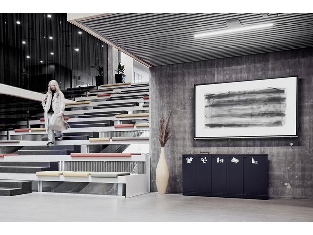 Avfallshantering BICA 2x65L kombo grå