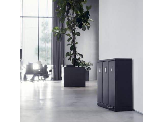 Avfallshantering BICA 3x65L pedal grå