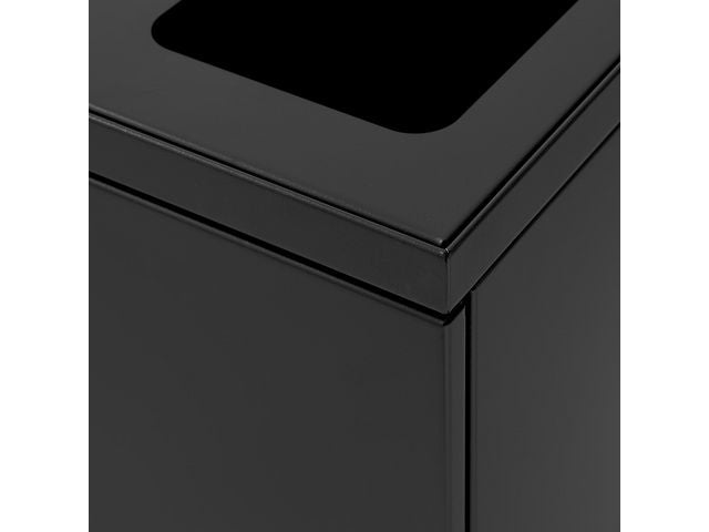 Avfallshantering BICA 2x65L öppen svart