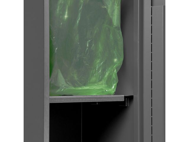 Avfallshantering BICA hyllfördelare grå