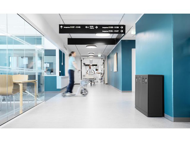 Avfallshantering BICA 2x45L 2x65L grå