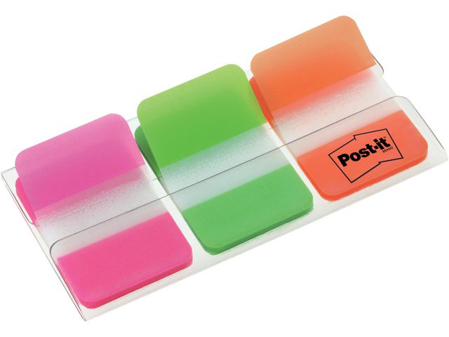 Index POST-IT stark 25,4x38,1r/g/o 66/fp