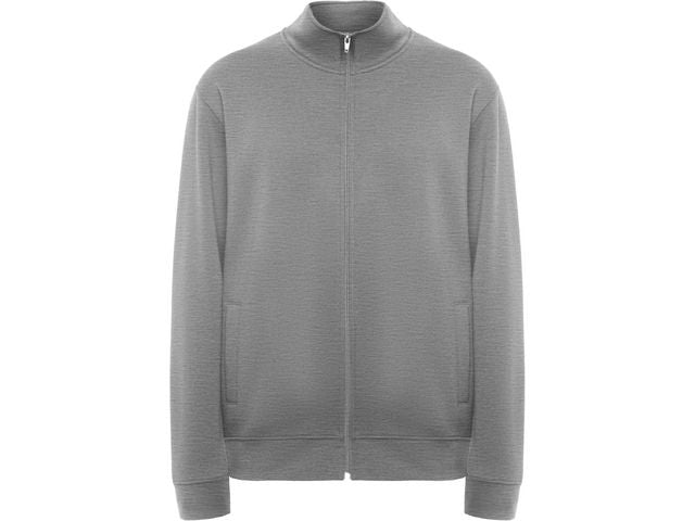 Sweater zip PF ulan unisex gråmel XL