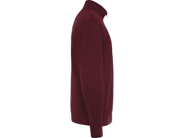 Sweater zip PF ulan unisex vinröd 3XL
