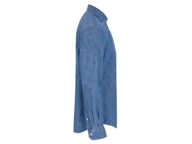 Skjorta slim fit COTTOVER Denim GOTS S
