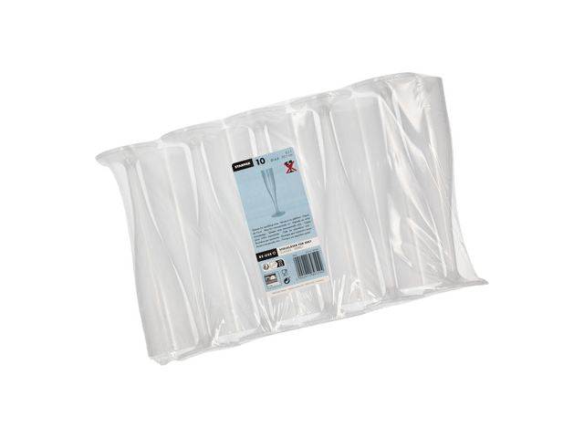 Vinglas återanvändbara plast 10cl 10/fp