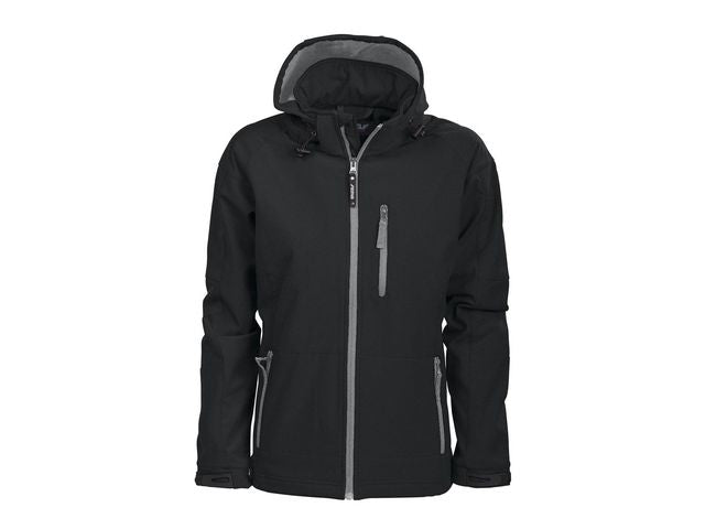 Softshelljacka D.A.D Tulsa dam svart S