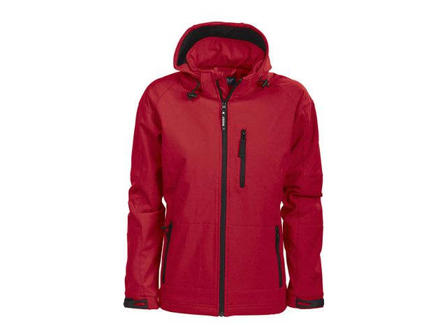 Softshelljacka D.A.D Tulsa dam röd S