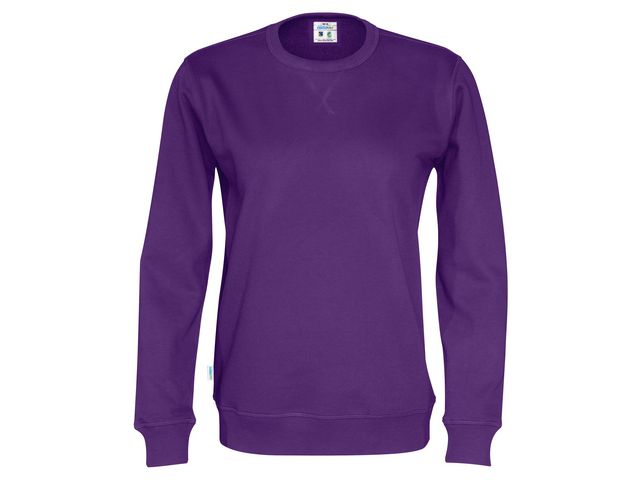 Sweatshirt Crew Neck hr GOTS lila S