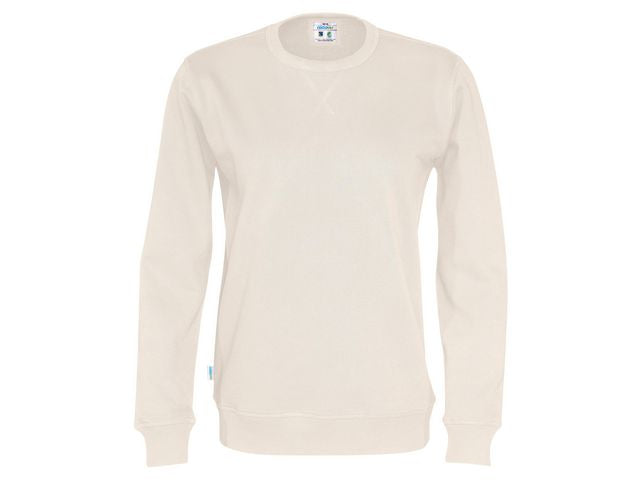 Sweatshirt Crew Neck hr GOTS offwh 4XL