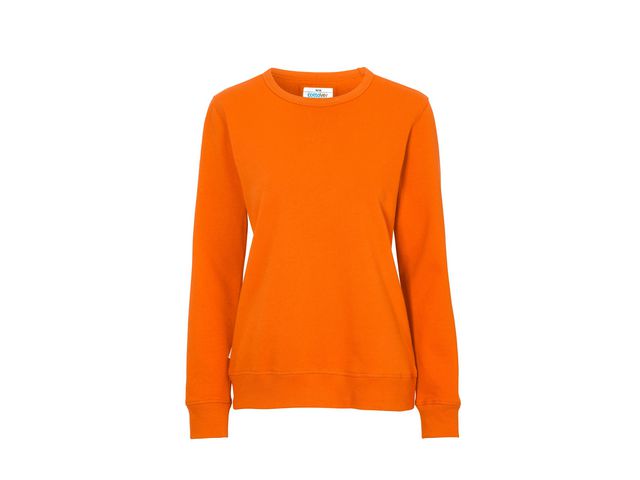 Sweatshirt Crew Neck dam GOTS orange L