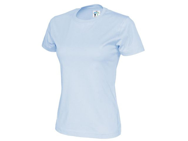 T-shirt COTTOVER dam GOTS himmelsblå L