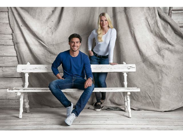 T-shirt långärmad SW Lily vit XL