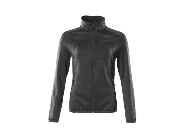Fleecetröja dam Accelerate svart XL