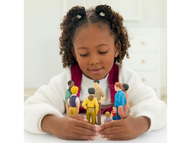 Lekfigurer Familj modern 9/fp