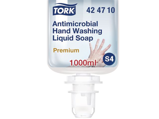 Tvål TORK S4 Antimikrobiell Flyt. 1L