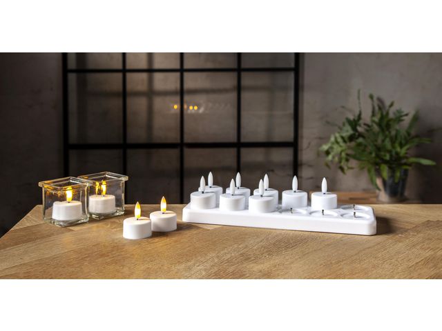 Värmeljus STAR T Flamme LED m/laddare