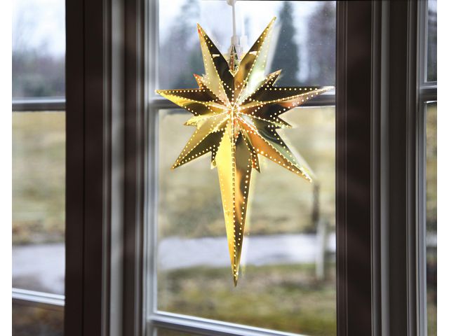 Metallstjärna Betlehem 35x25cm