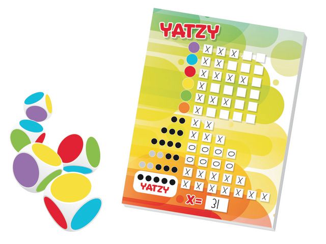 Spel Barnyatzy KÄRNAN färgtärningar trä