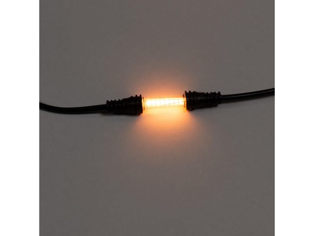 Ljusslinga 30 amber LED 9,57m svart