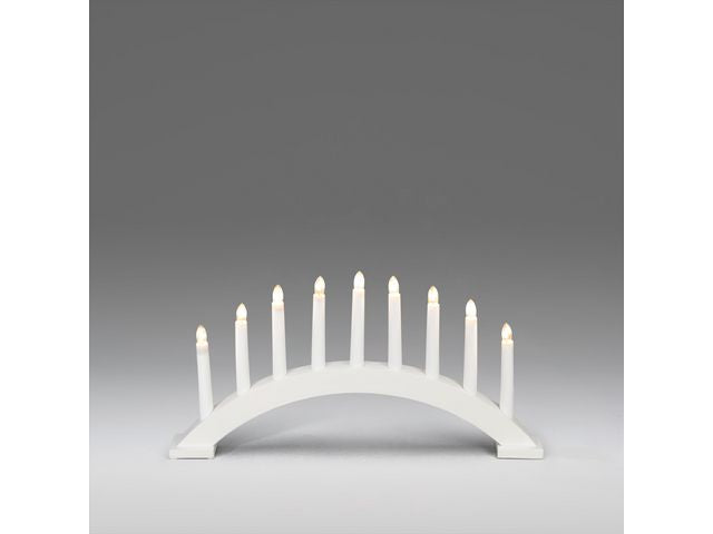 Ljusstake Arch 49x25,5cm vit