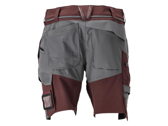 Shorts 29 cm MASCOT Custom. Vröd/Grå C47