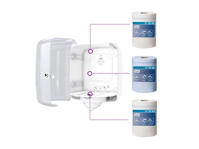 Dispenser TORK M4 Reflex vit