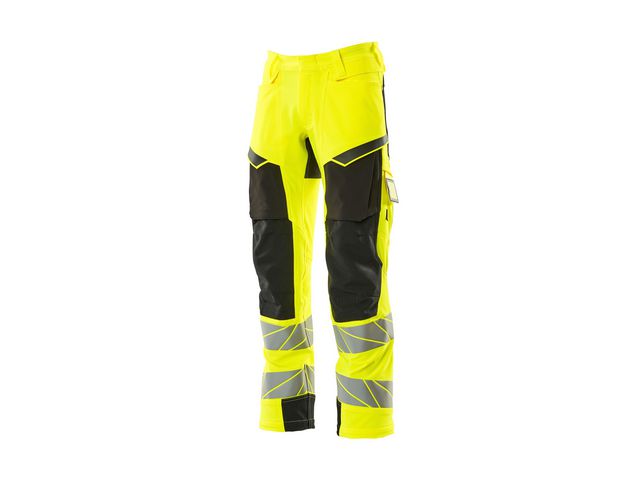 Varselbyxor kl 2 stretch gu/sv 90c60