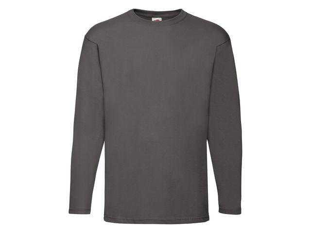 T-shirt Långärmad FRUIT antracitgrå L