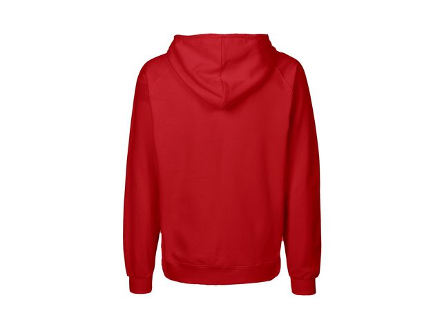 Hoodie zip NEUTRAL O63301 herr röd XL